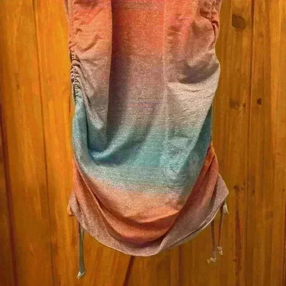 Le Superbe Barccara Tank Dress-Metallic Surf Stripe-Small NWT - Picture 2 of 11